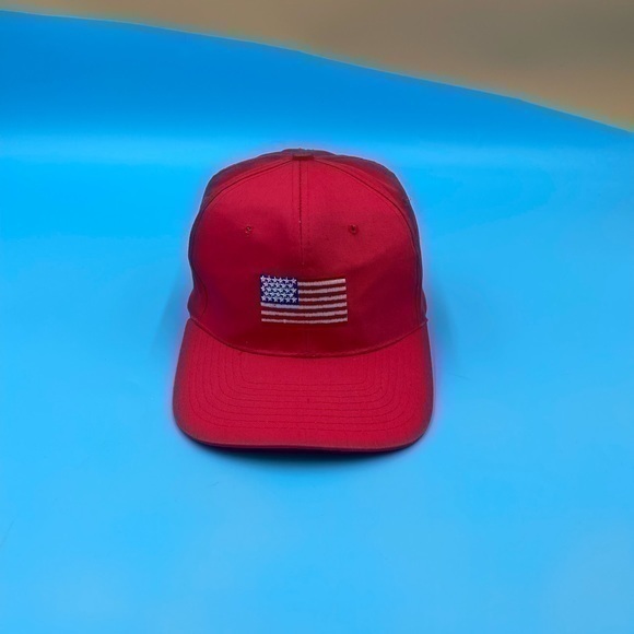Vintage Embroidered Usa Snapback Hat